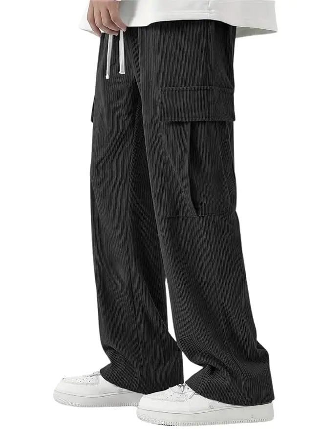 GRECIILOOKS Cargo Joggers for Men – Cotton Loose Fit Utility Pants with 6 Pockets | Durable Outdoor & Hiking Trousers (Available in Plus Size and Combo Pack of 2)GRECIILOOKS Cargo Joggers for Men – Cotton Loose Fit Utility Pants with 6 Pockets | Durable Outdoor & Hiking Trousers (Available in Plus Size and Combo Pack of 2)